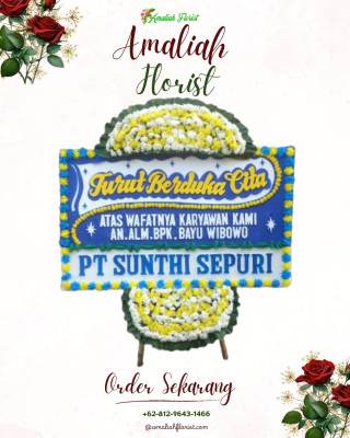 Papan Bunga Duka di Ledokombo