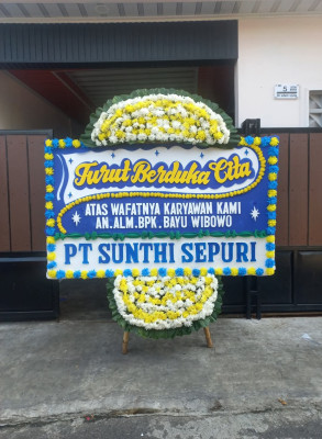Papan Bunga Duka di Ledokombo